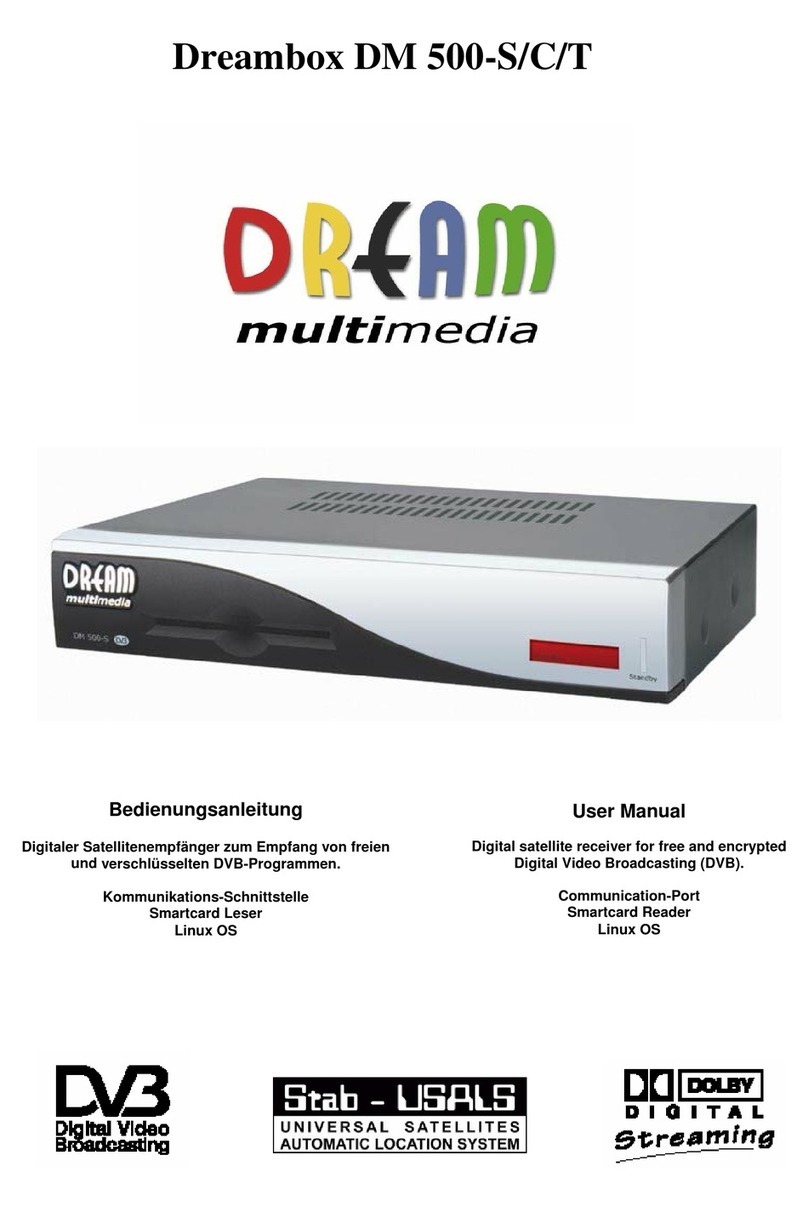 DREAM MULTIMEDIA DM 500 S C T user manual