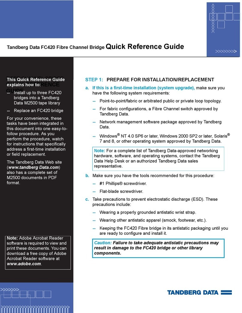 TANDBERG MSERIES FC Quick reference guide