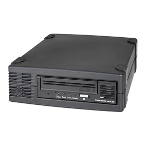 Tandberg Data StorageLibrary LTO-3 SCSI User's reference manual