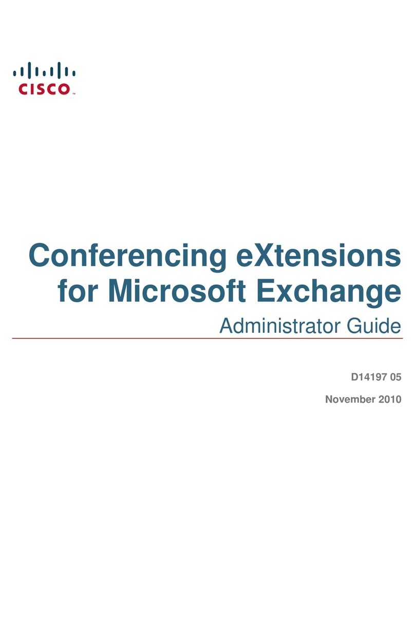 Cisco CONFERENCING EXTENSIONS - ADMINISTRATOR GUIDE FOR MICROSOFT... Service manual