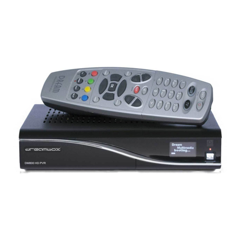 DREAM MULTIMEDIA DREAMBOX DM 800 HD PVR User manual
