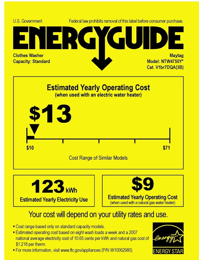 Maytag NTW4750YQ Assembly instructions