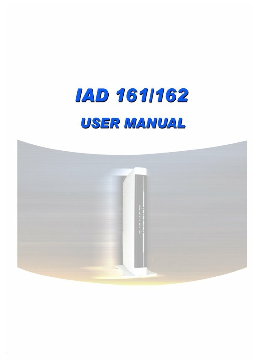 WELLTECH IAD 161 H.323 manual