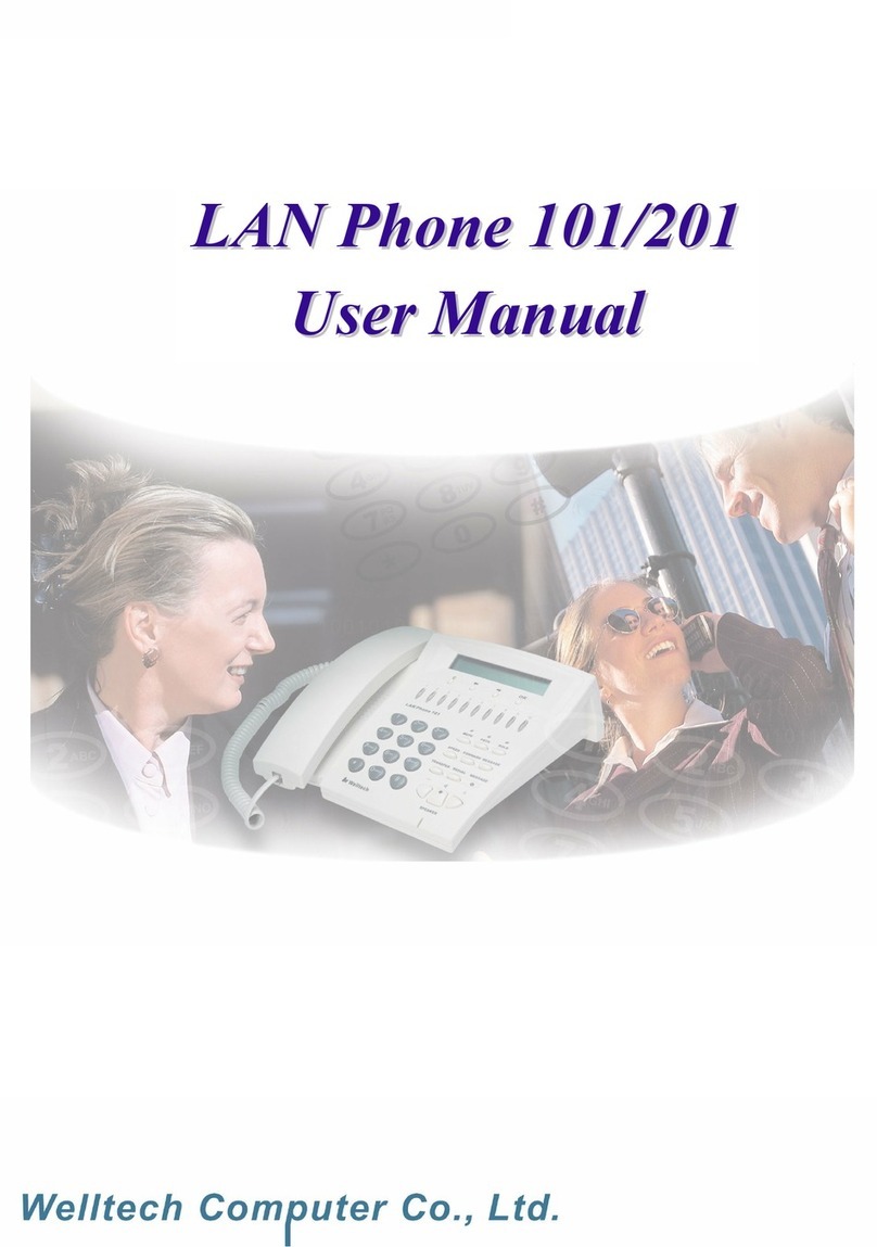 WELLTECH FXSO GATEWAY SIP 3701A User manual WELLTECH FXSO GATEWAY SIP 3701A User manual