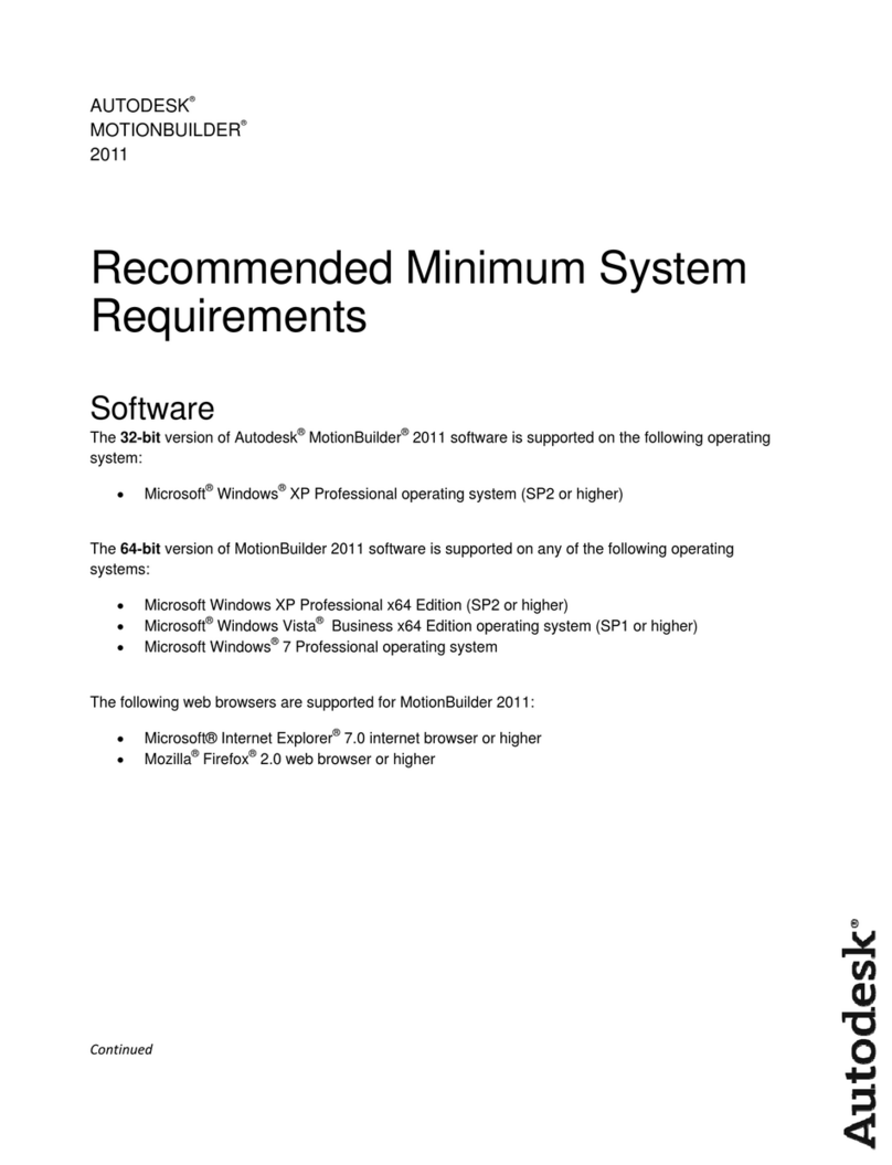Autodesk AUTODESK MOTIONBUILDER 2011 - SYSTEM... User manual Autodesk AUTODESK MOTIONBUILDER 2011 - SYSTEM... User manual