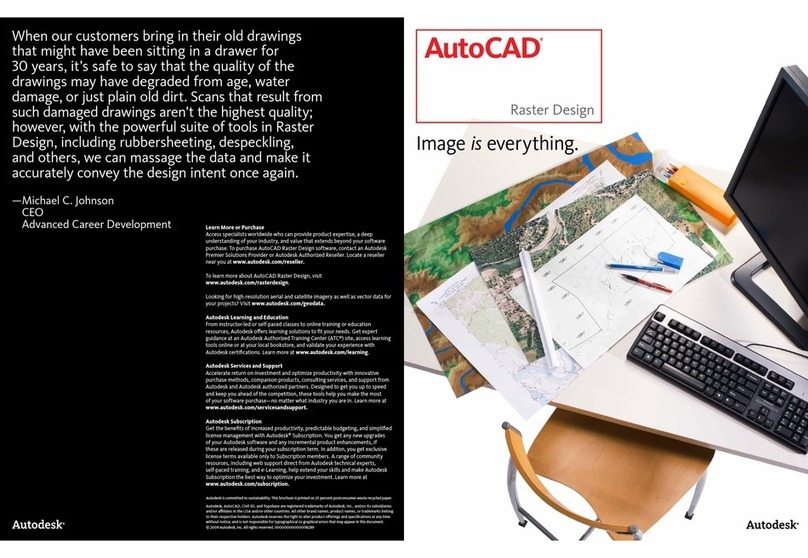 Autodesk AUTOCAD RASTER DESIGN brochure