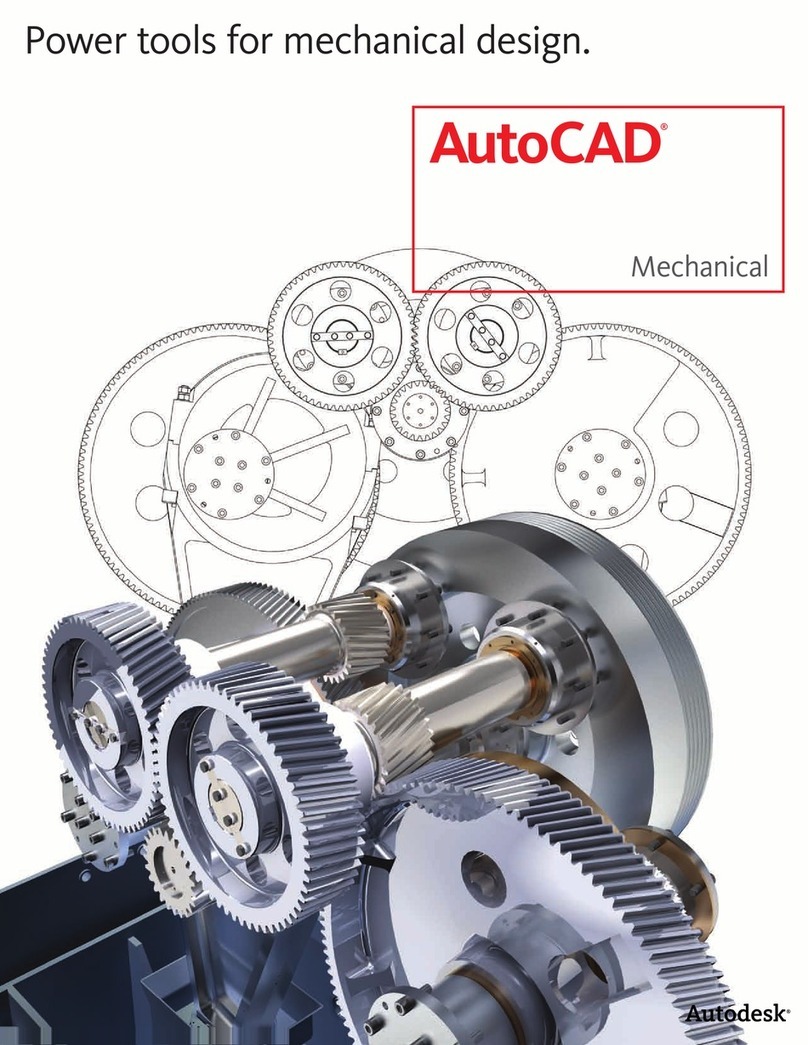 Autodesk AUTOCAD MECHANICAL User manual Autodesk AUTOCAD MECHANICAL User manual