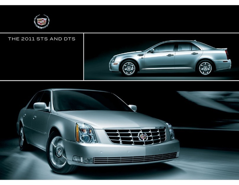 Cadillac STS - BROCHURE 2011 User manual