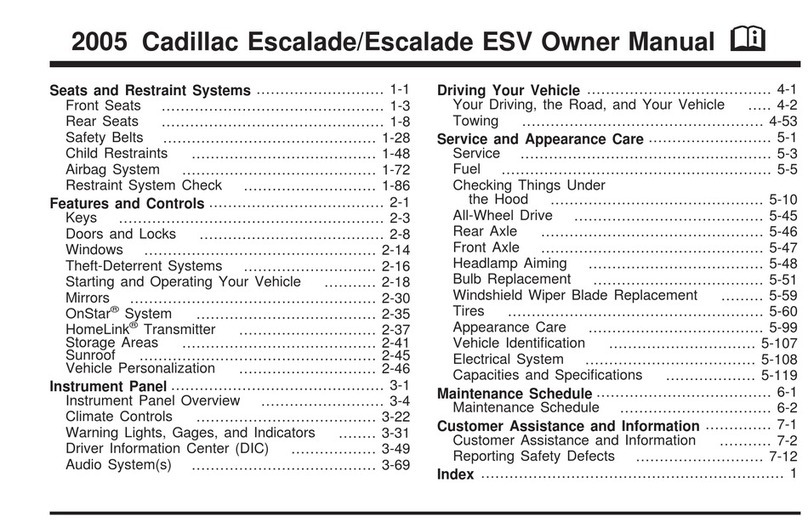 Cadillac ESCALADE ESV 2005 User manual