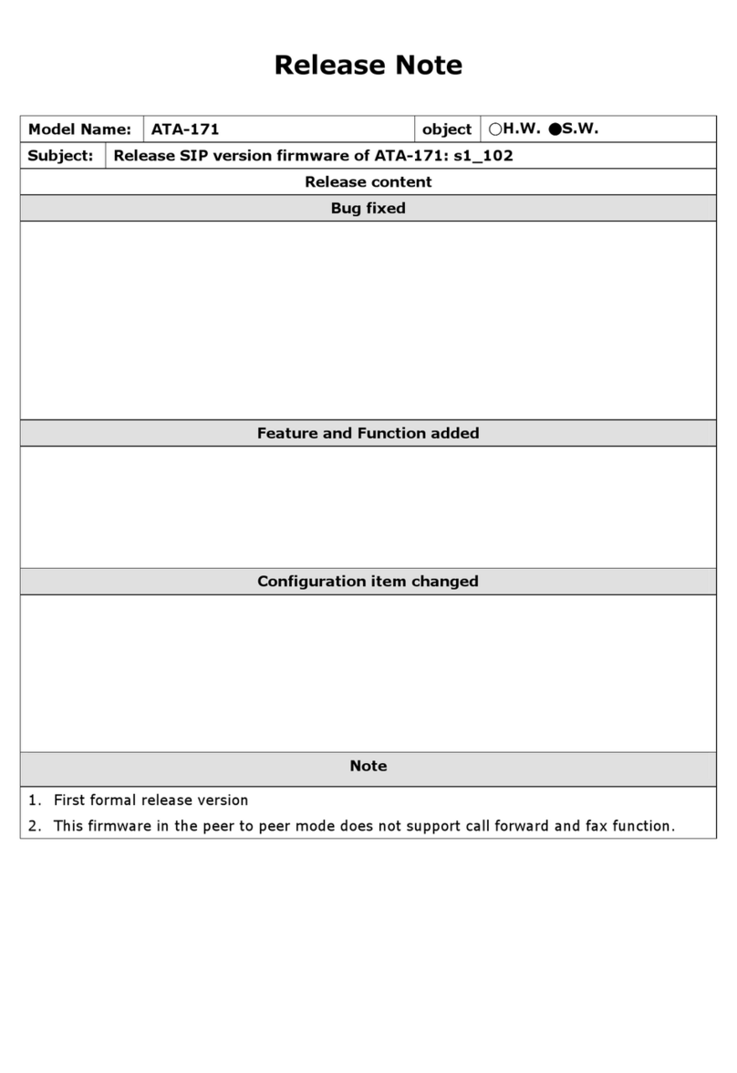 WELLTECH ATA-171 Instruction Manual
