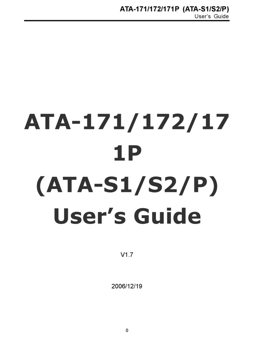 WELLTECH ATA-171 - V1.7 User manual