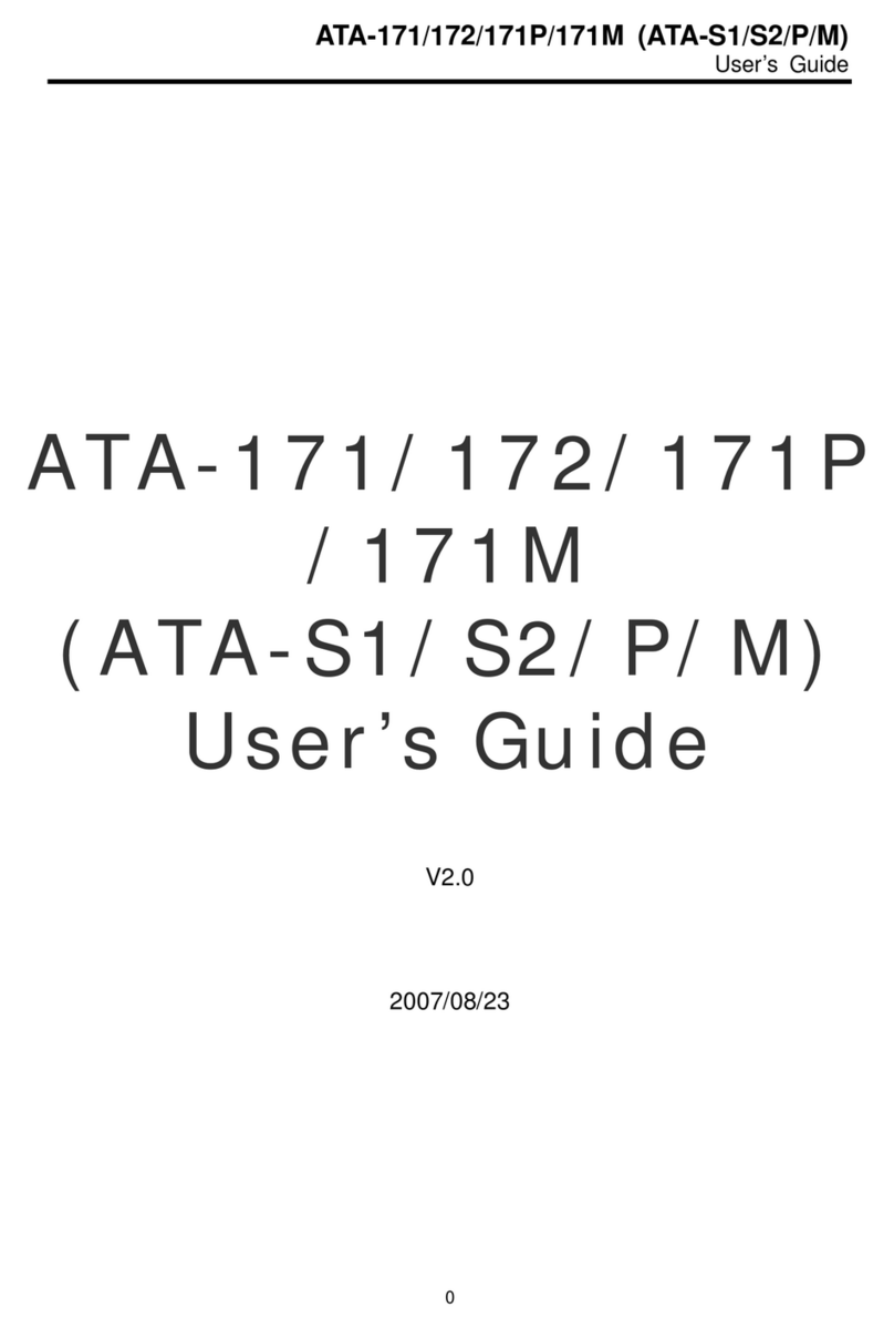 WELLTECH ATA-171 - V2.0 user guide