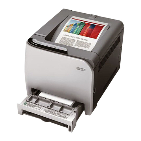Ricoh C220N - Aficio SP Color Laser Printer Quick start guide