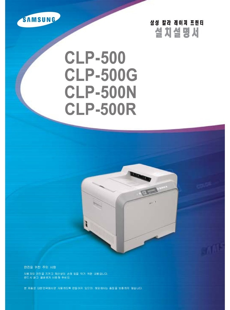 Samsung 500N - CLP Color Laser Printer User manual