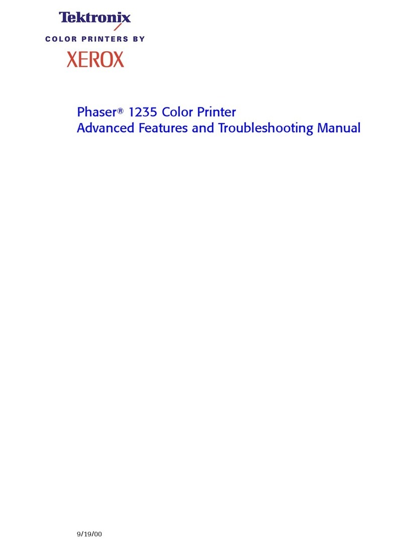 Xerox 1235/DX - Phaser Color Laser Printer Owner's manual
