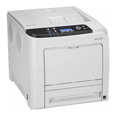 Ricoh Aficio SP C320DN Quick start guide