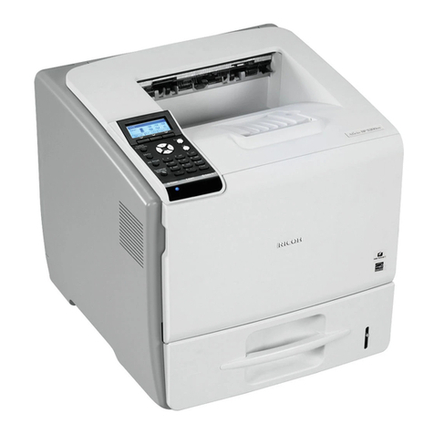 Ricoh Aficio SP 5200DN Installation instructions