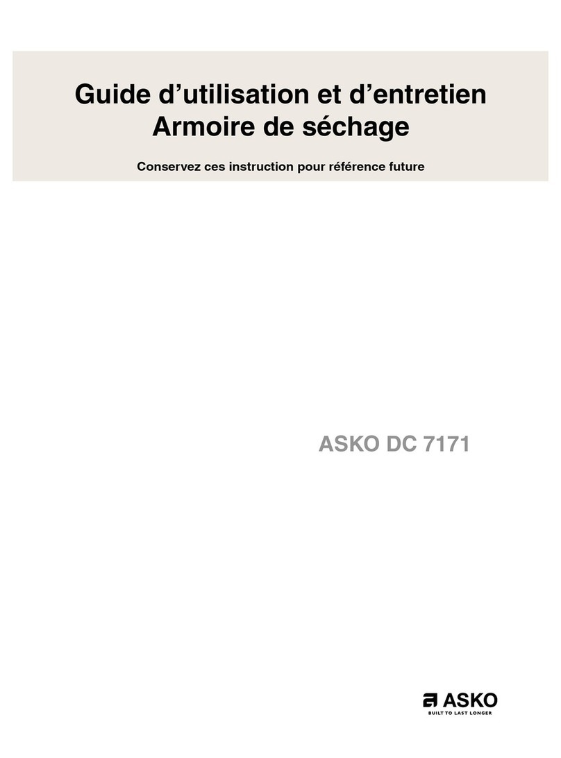 Asko DC 7171 Service manual