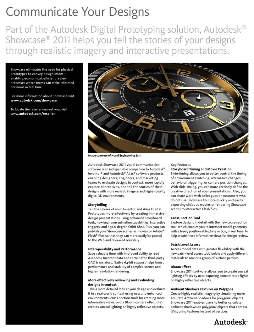 Autodesk AUTODESK SHOWCASE 2011 User manual Autodesk AUTODESK SHOWCASE 2011 User manual