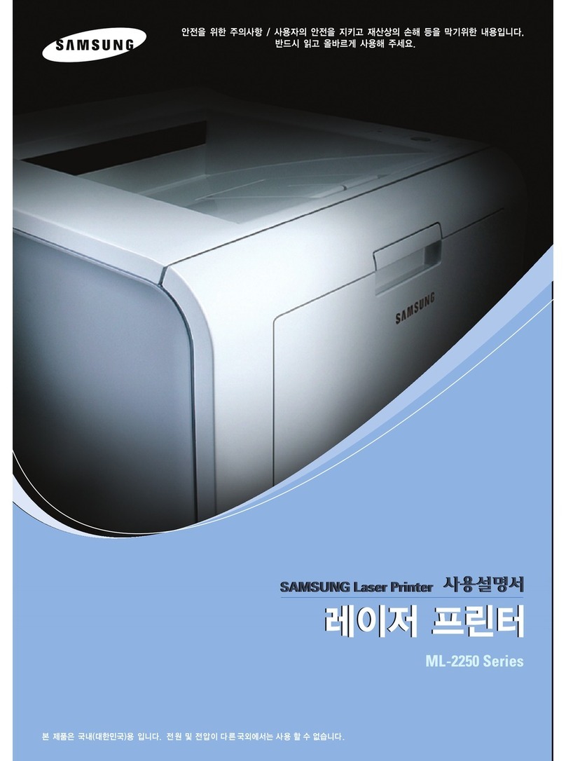 Samsung 2252W - Printer - B/W User manual