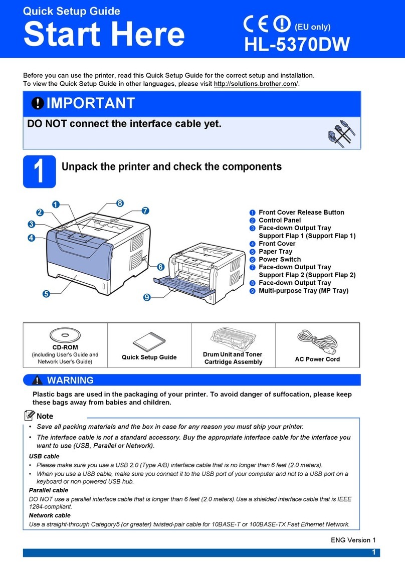 Brother HL 5370DW - B/W Laser Printer User manual