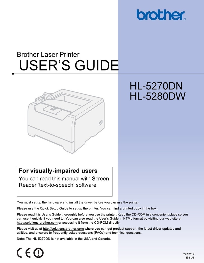 Brother HL 5280DW - B/W Laser Printer user guide