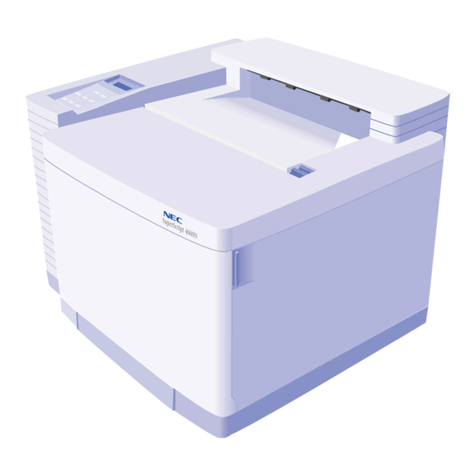 NEC 4650NX - SuperScript Color Laser Printer Installation and maintenance instructions