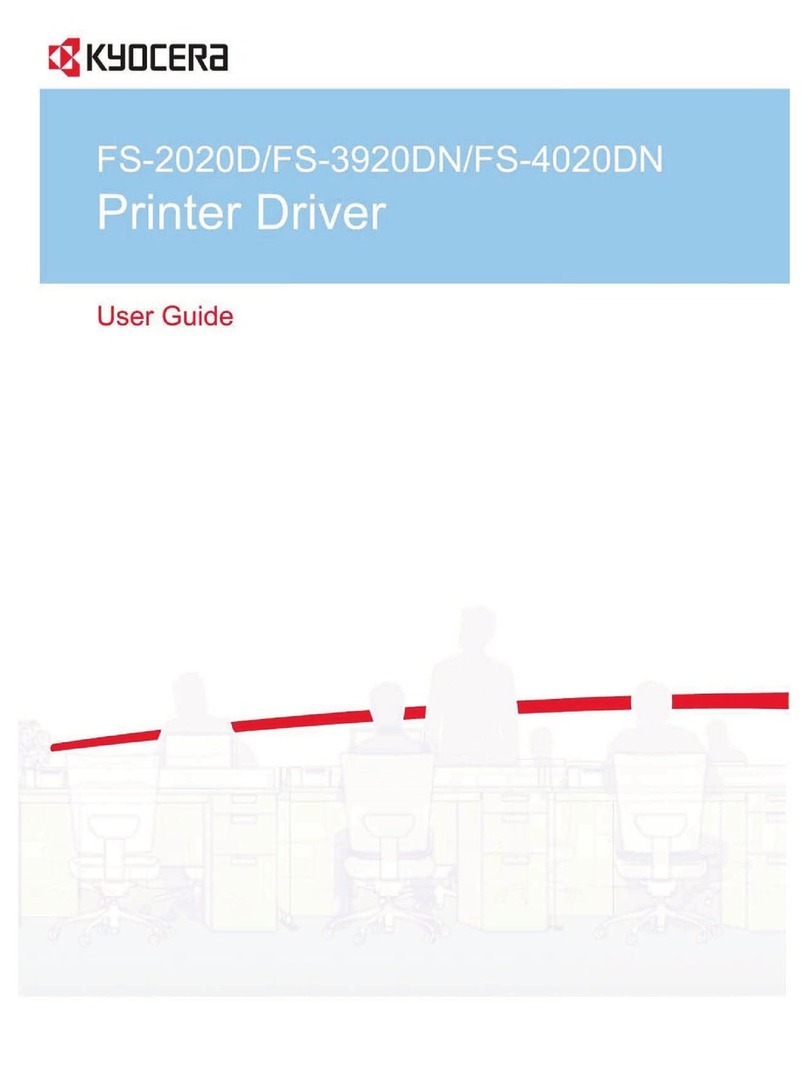 Kyocera 4020DN - FS B/W Laser Printer User manual