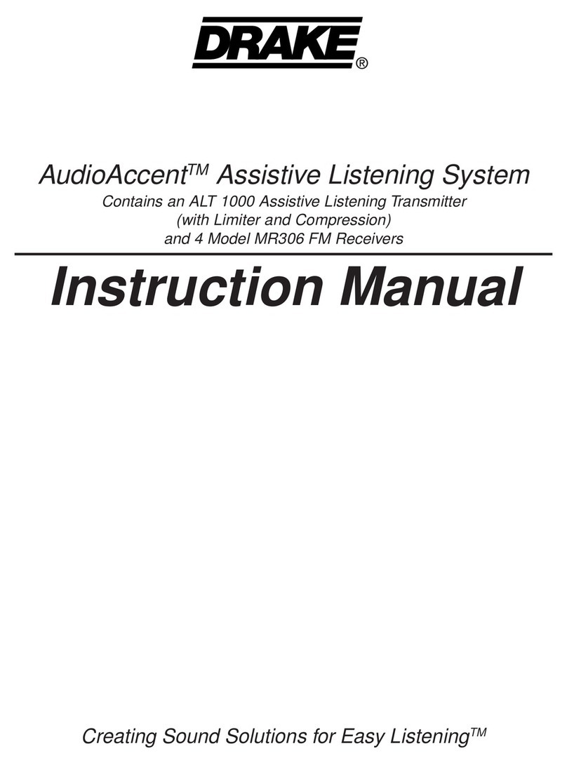 DRAKE AUDIOACCENT User manual
