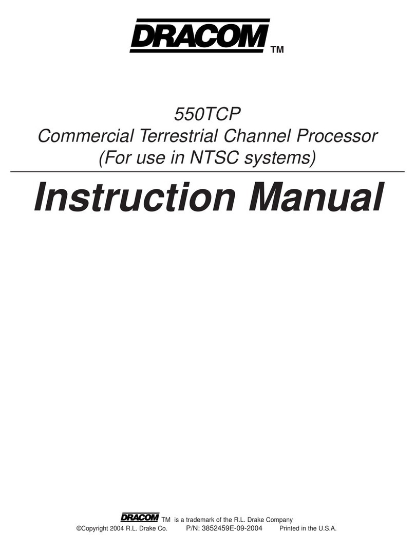 DRAKE 550TCP User manual