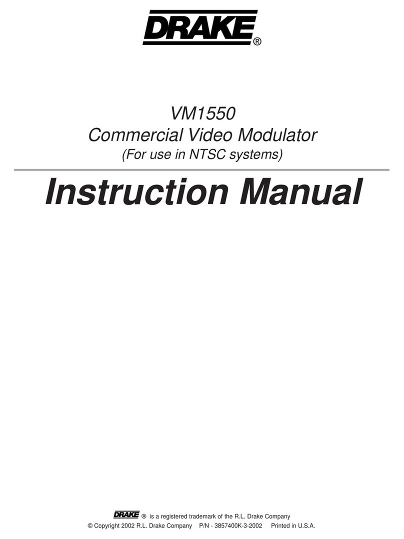 DRAKE VM1550 User manual