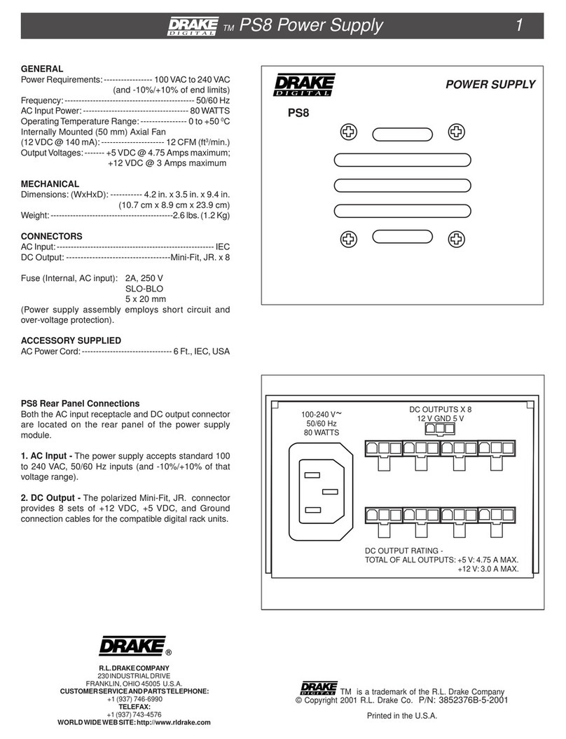 DRAKE PS8 datasheet