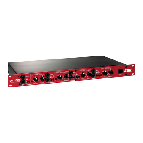 BBE DI-400 user manual
