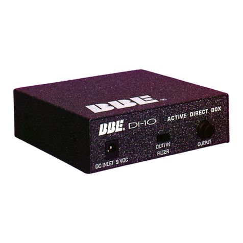 BBE DI-10 user manual