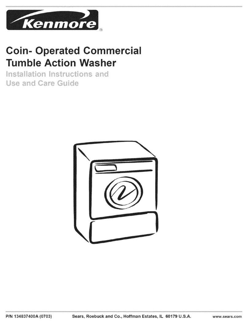 Kenmore 2718 - High Efficiency 3.1 cu. Ft. Capacity Coin Op Front Load... Operating manual Kenmore 2718 - High Efficiency 3.1 cu. Ft. Capacity Coin Op Front Load... Operating manual