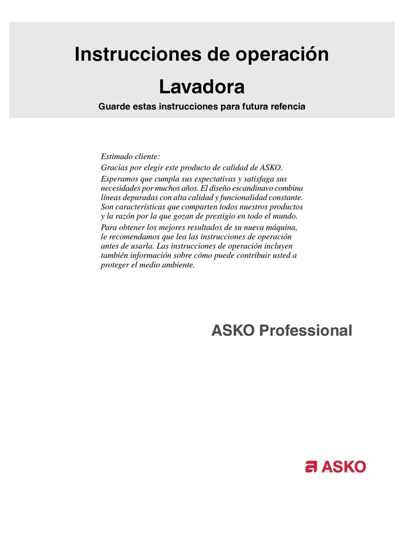 Asko WMC Instruction Manual