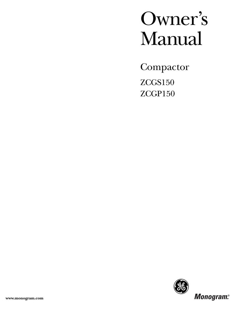 GE ZCGP150LII INSTALL User manual