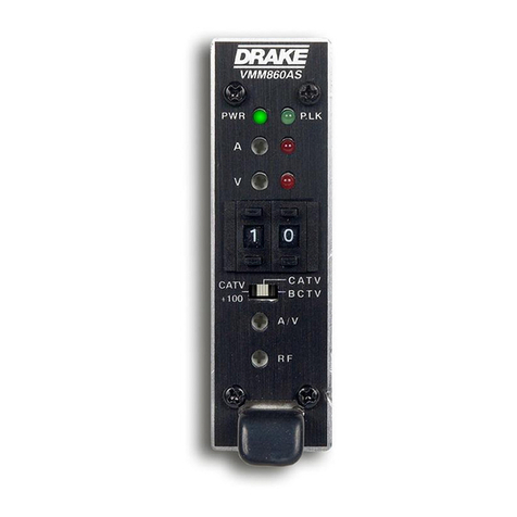 DRAKE VMM860AS User manual
