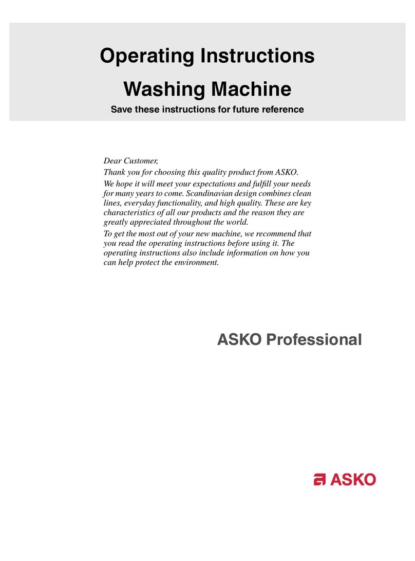 Asko WMC User manual