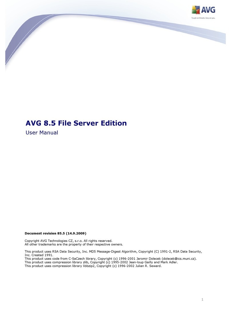 AVG 8.5 FILE SERVER EDITION - V 85.5 user manual