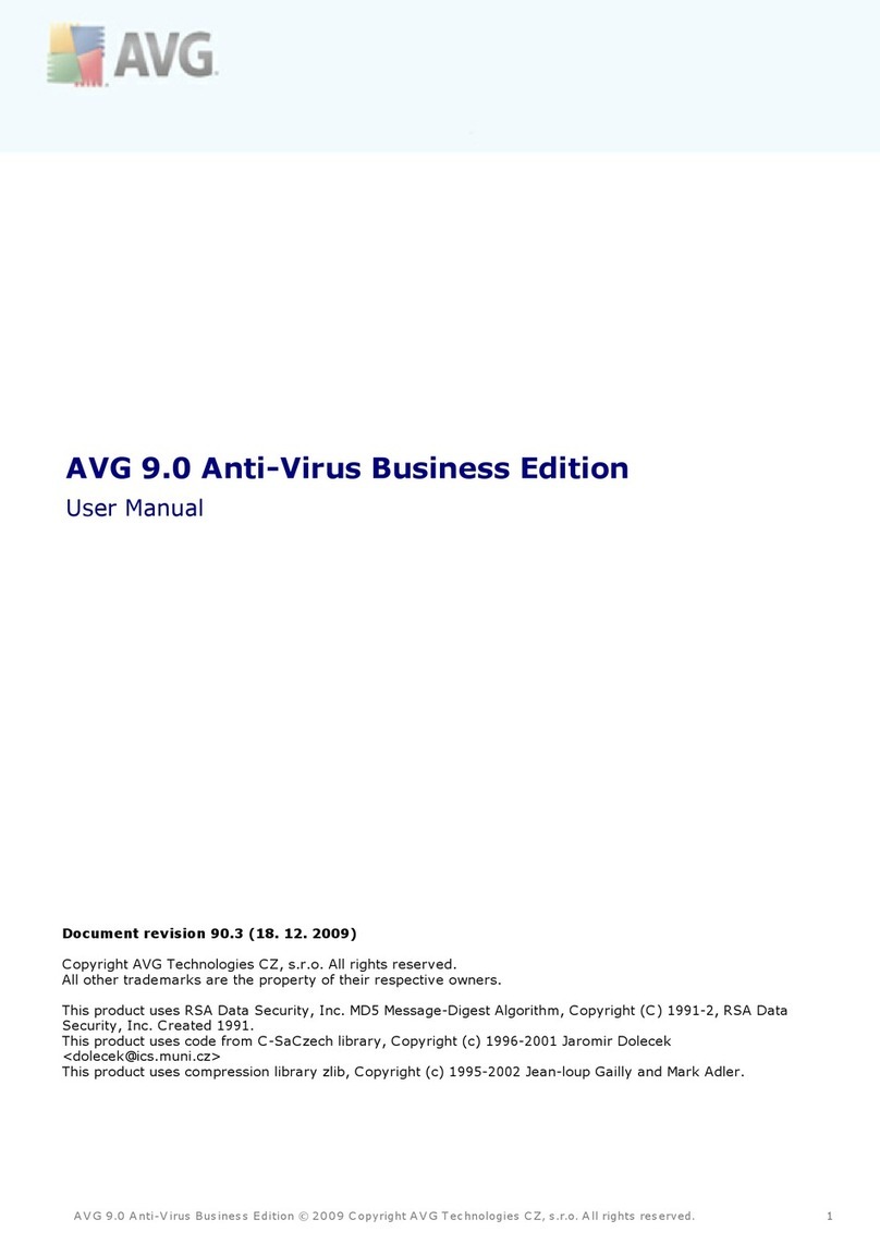 AVG ANTI-VIRUS FREE EDITION 9.0 User manual
