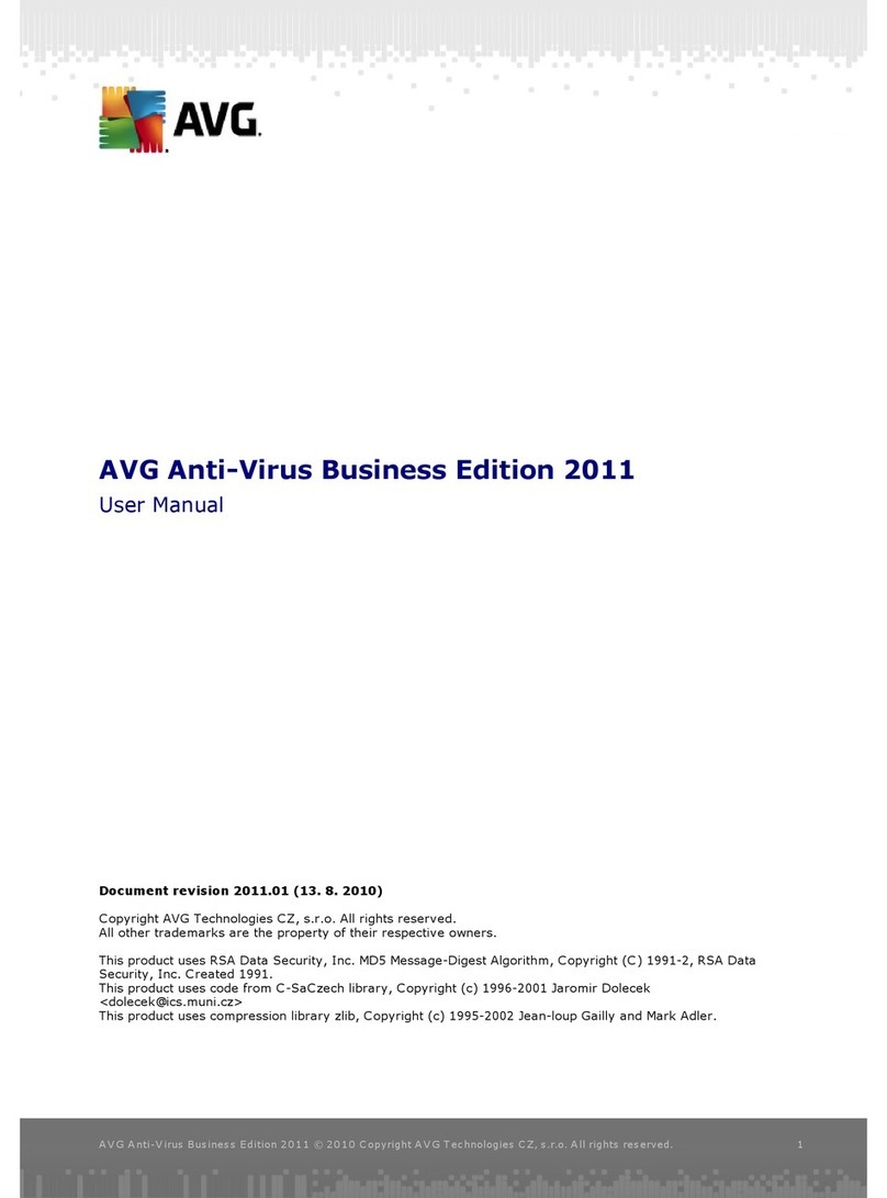 AVG ANTI-VIRUS BUSINESS EDITION 2011 - REV... User manual