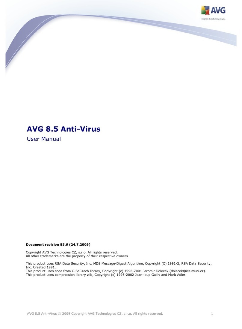 AVG ANTI-VIRUS 8.5 user manual