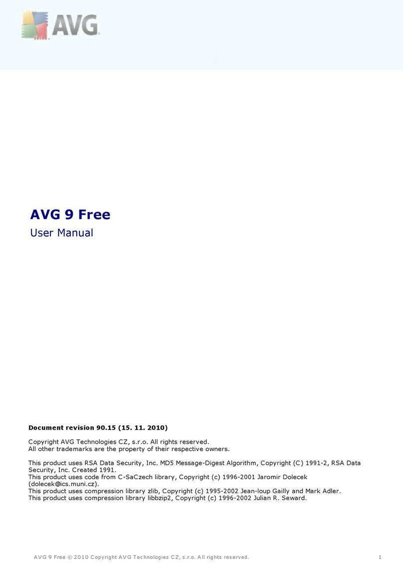 AVG ANTI-VIRUS 9 FREE - REV 90.15 user manual
