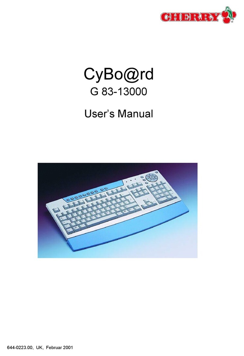 Cherry CYBO@RD USB-HUB User manual