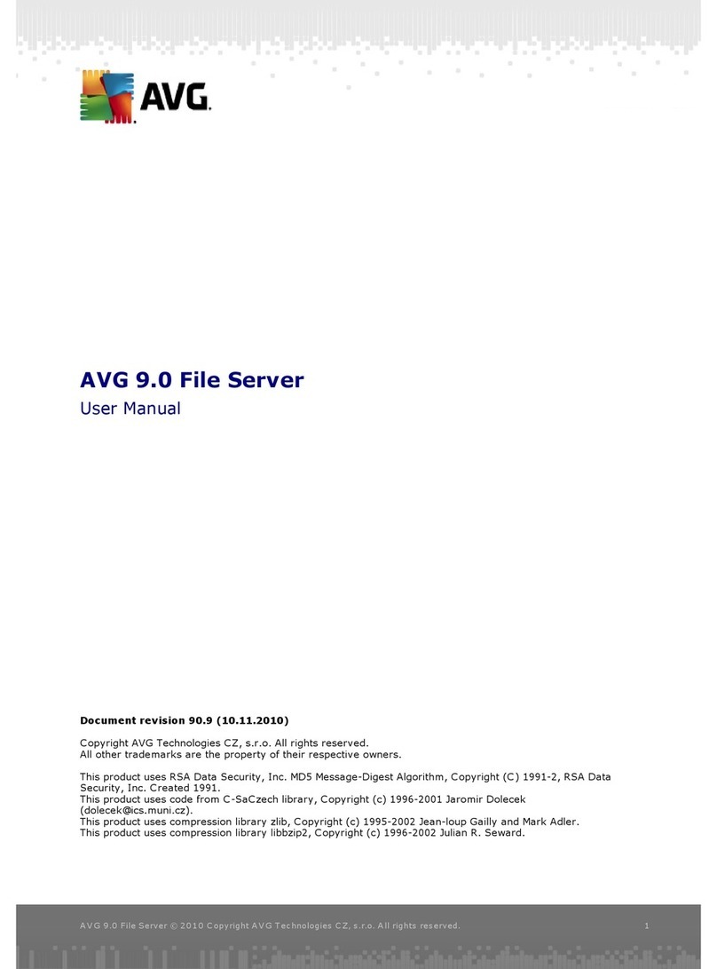 AVG FILE SERVER 9.0 - REV 90.9 User manual