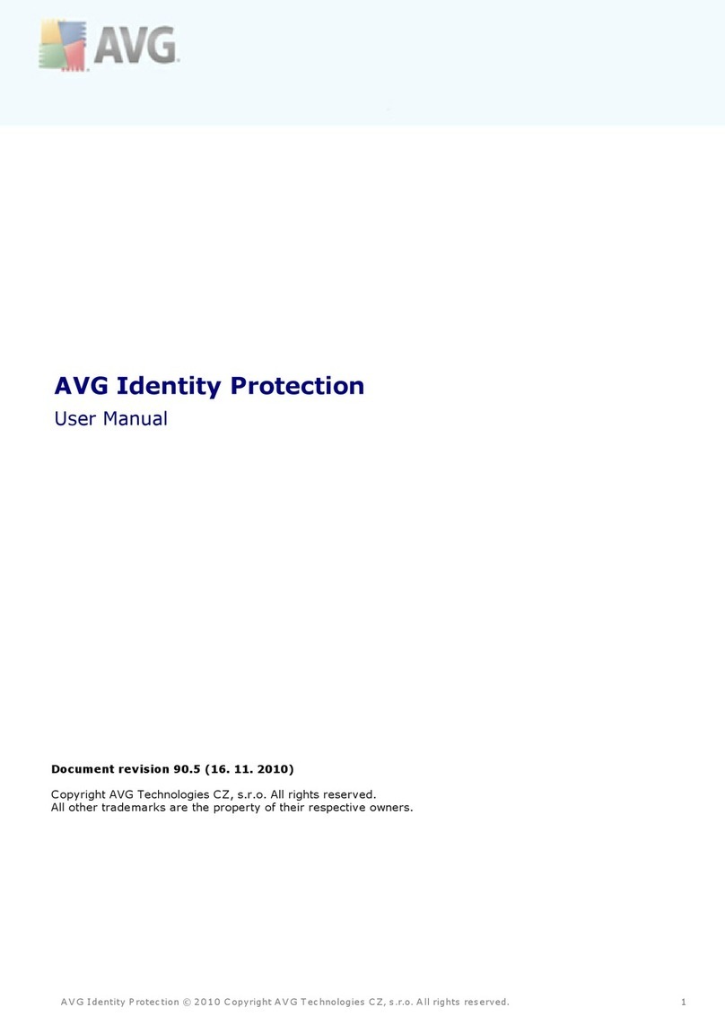 AVG IDENTITY PROTECTION - REV 90.5 User manual