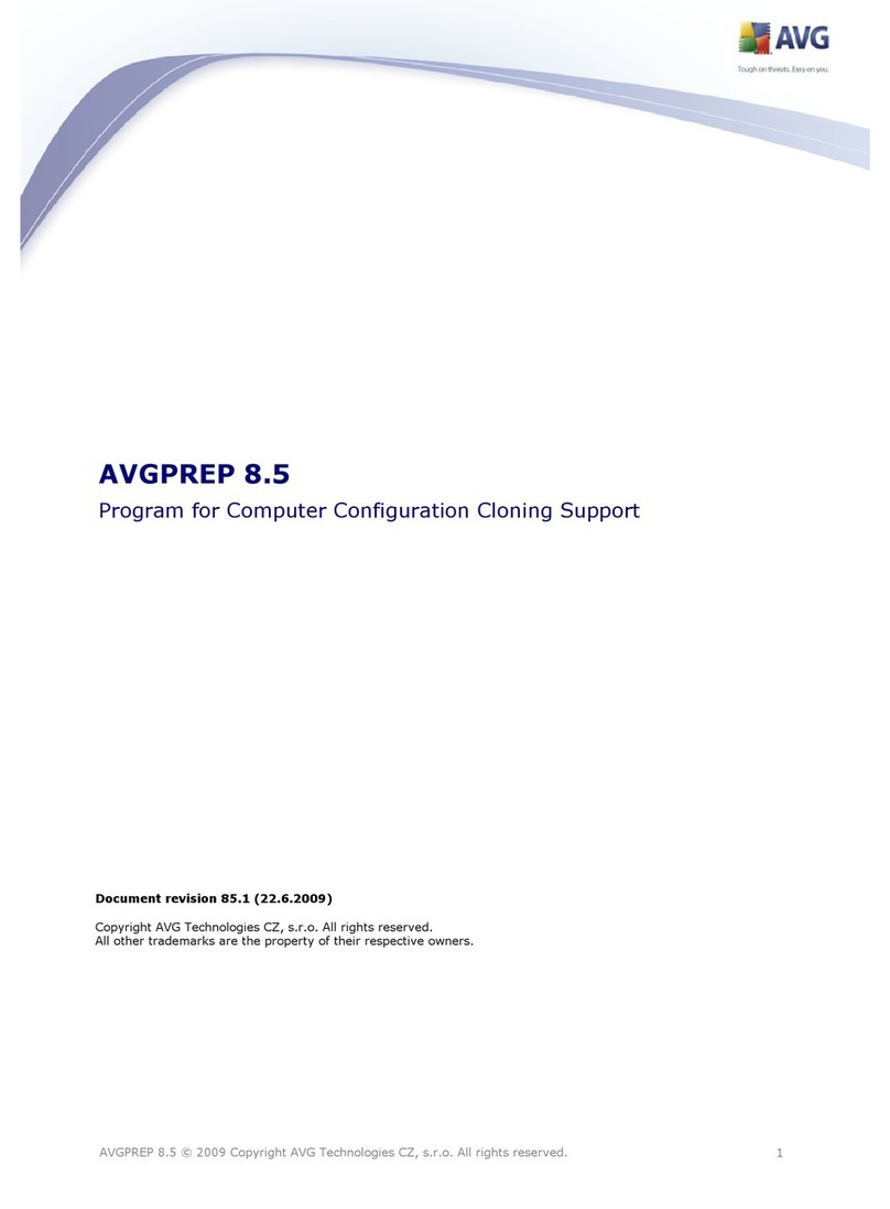 AVG AVGPREP 8.5 - V 85.1 manual