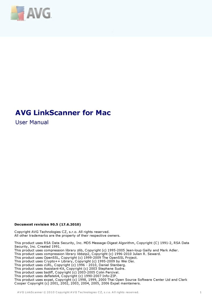 AVG AVG LINKSCANNER FOR MAC user manual