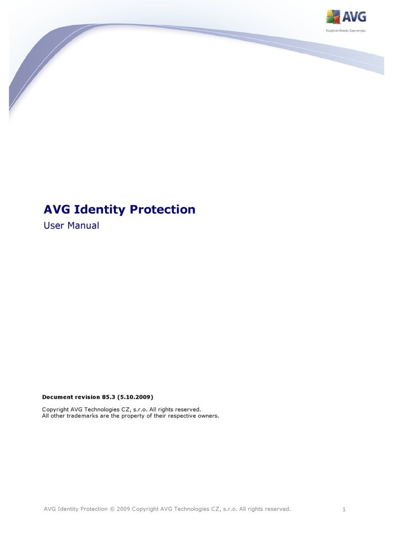 AVG IDENTITY PROTECTION - V 85.3 User manual